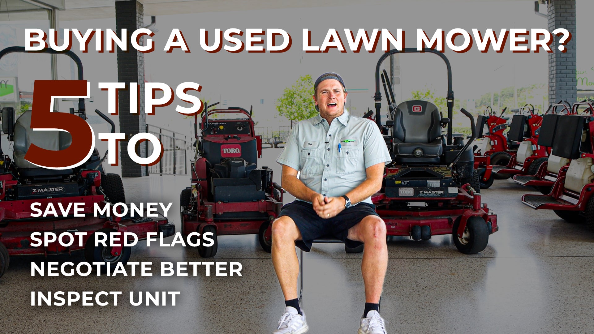 Buying a discount used lawn mower