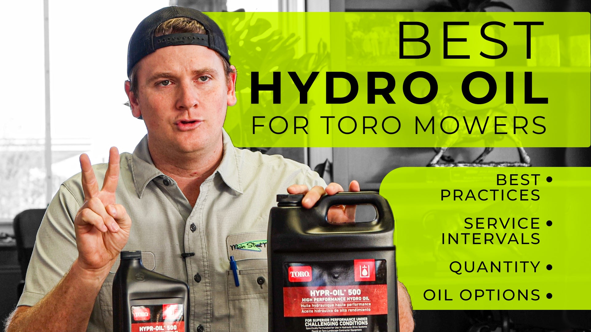 HYDRO OIL Guide for TORO Mowers | Process, Products, Quantity, & Servi
