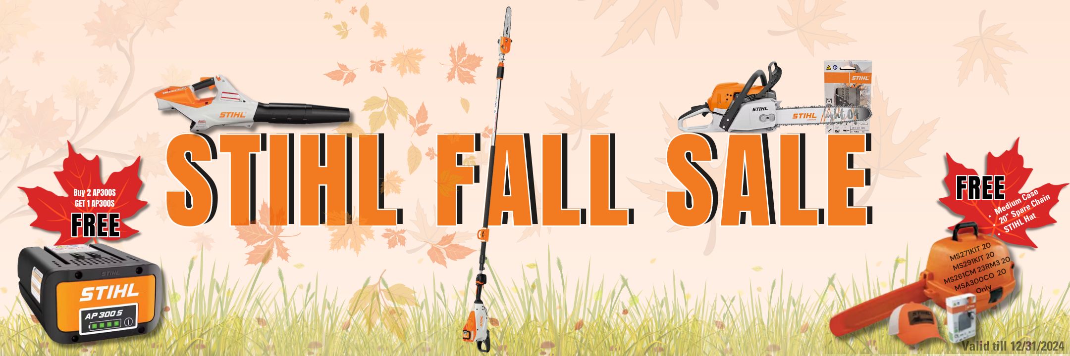 Maximize Your Savings: 2024 STIHL Fall Sale at Main Street Mower