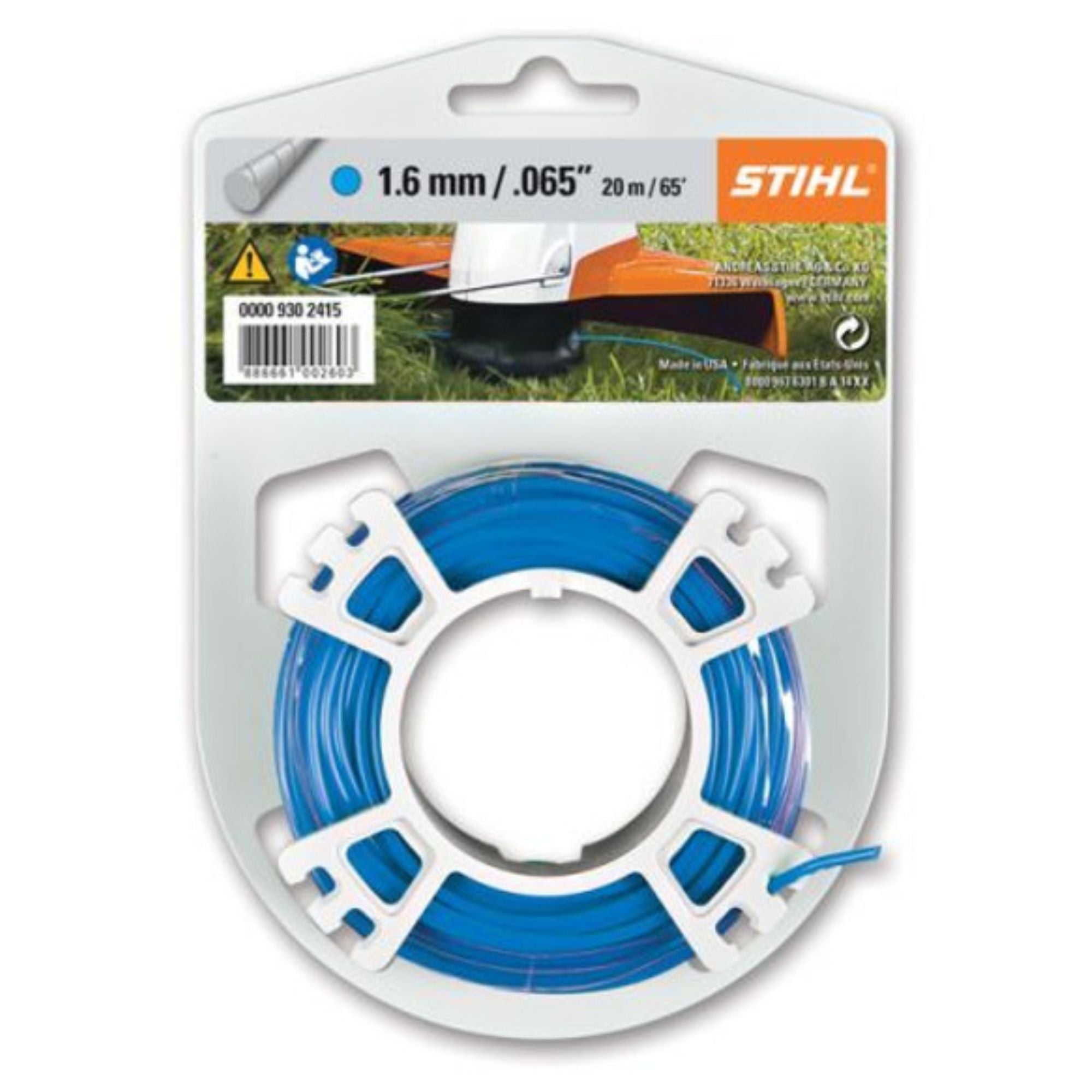 STIHL 62' .065 Blue Quiet Trimmer Line | 0000 930 2415  | Main Street Mower | Winter Garden | Clermont | Ocala