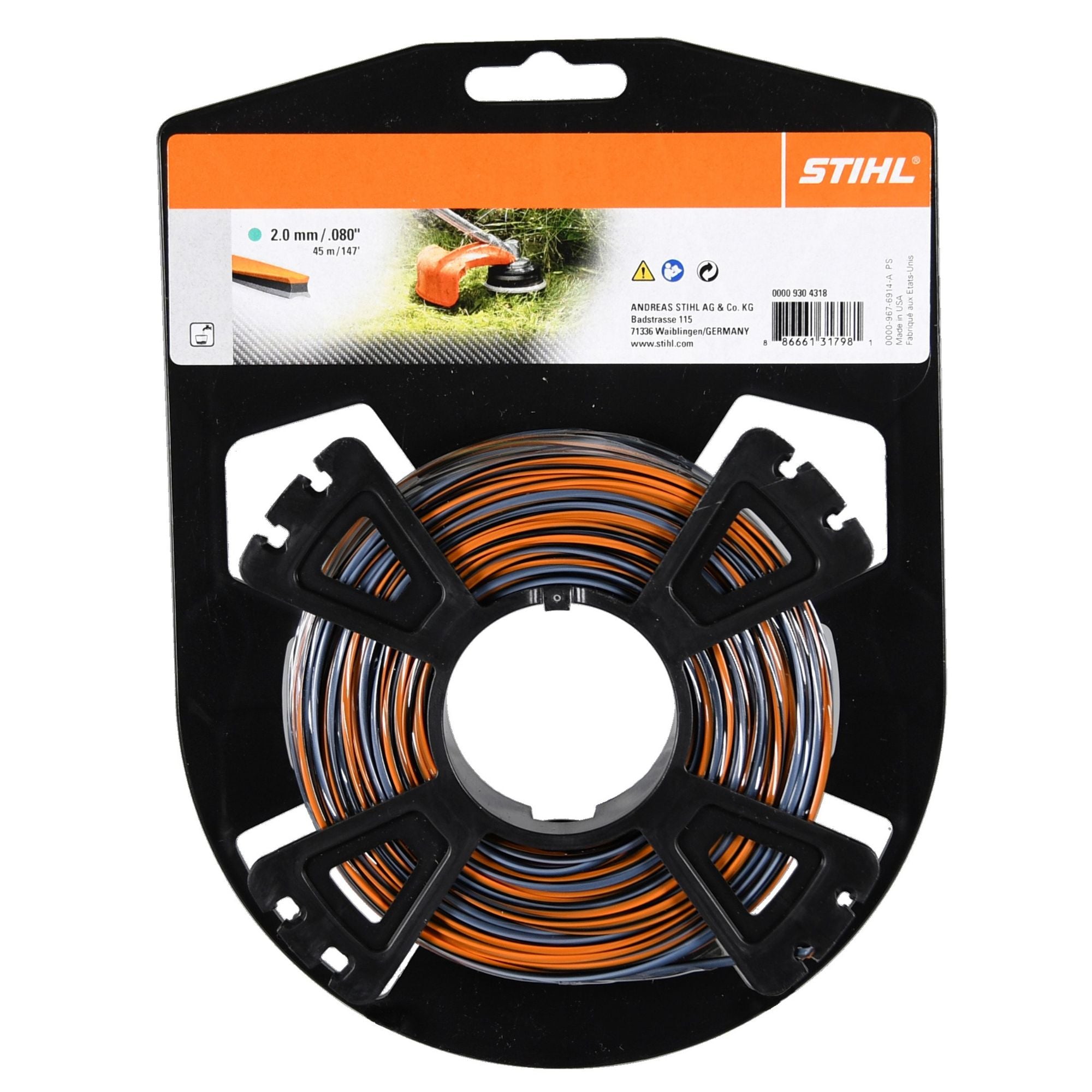 STIHL 147' .080 Cf3 Pro Trimmer Line | 0000 930 4318  | Main Street Mower | Winter Garden | Clermont | Ocala