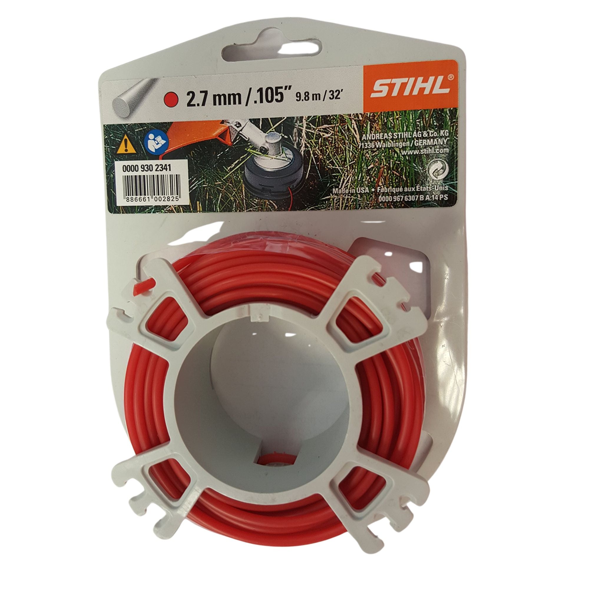 STIHL Trimmer Line | 29' | .105 | Red | 0000 930 2341  | Main Street Mower | Winter Garden | Clermont | Ocala