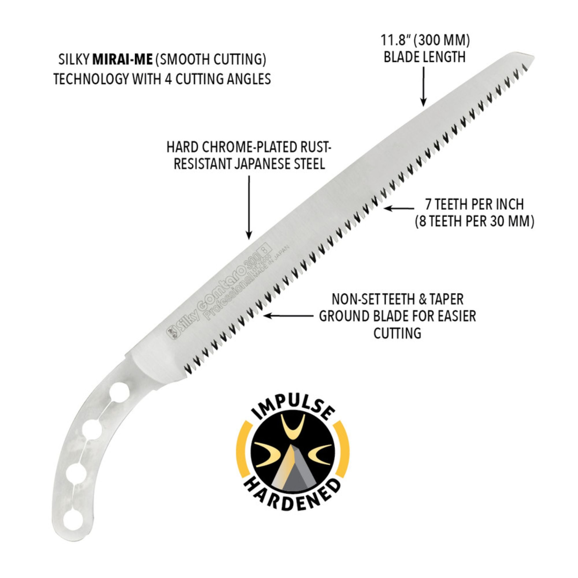 Silky Gomtaro 300 mm Straight-Blade Hand Saw W/Scabbard | 102-30 | Main Street Mower | Winter Garden | Clermont | Ocala