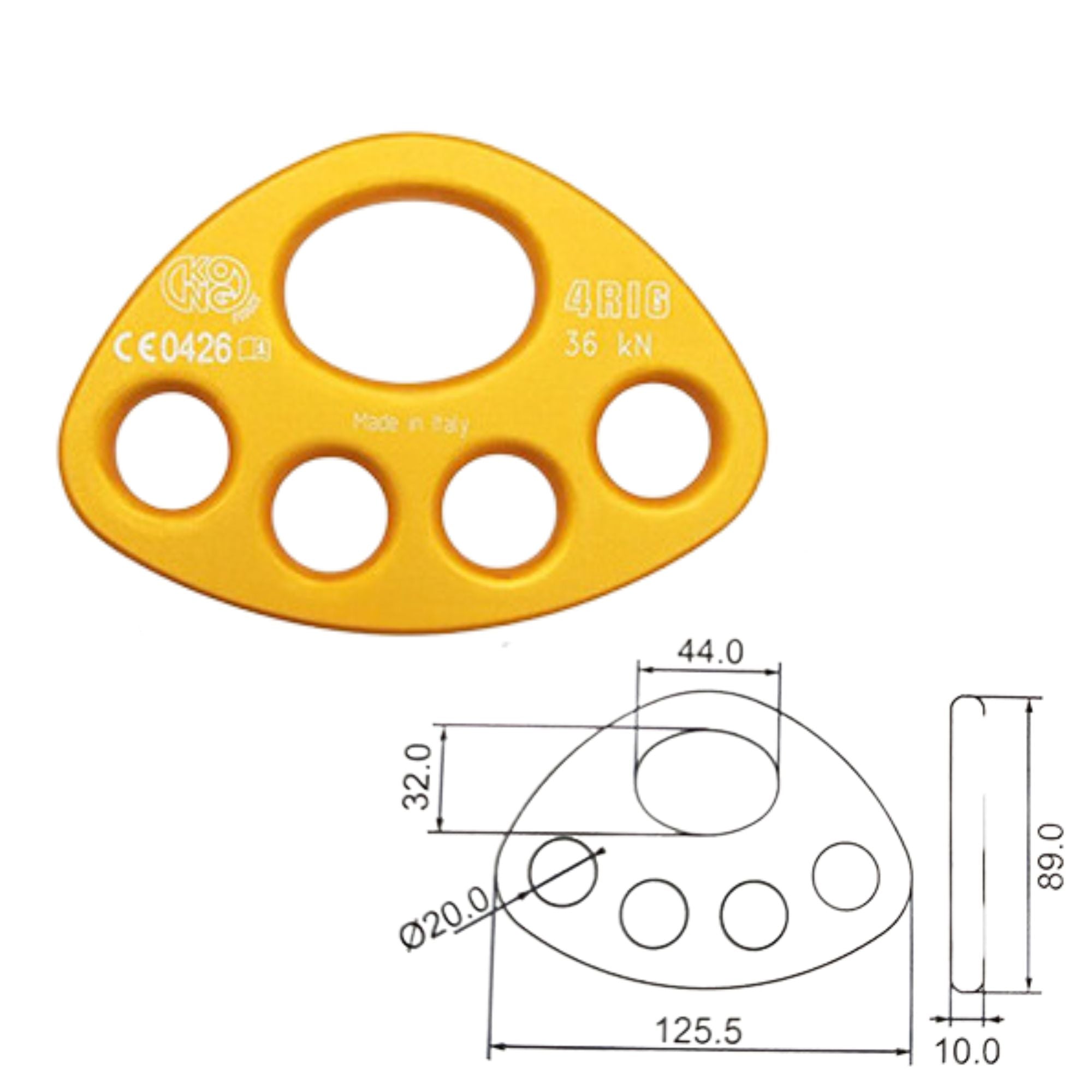 Four Hole Rigging Plate From Kong | 16983  | Main Street Mower | Winter Garden | Clermont | Ocala