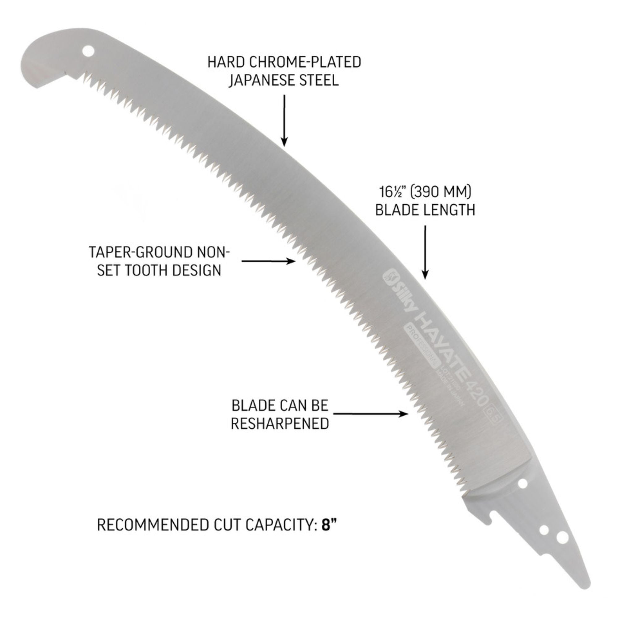 Silky Hayate Telescoping Pole Saw - Replacement Blade | 373-42 | Main Street Mower | Winter Garden | Clermont | Ocala