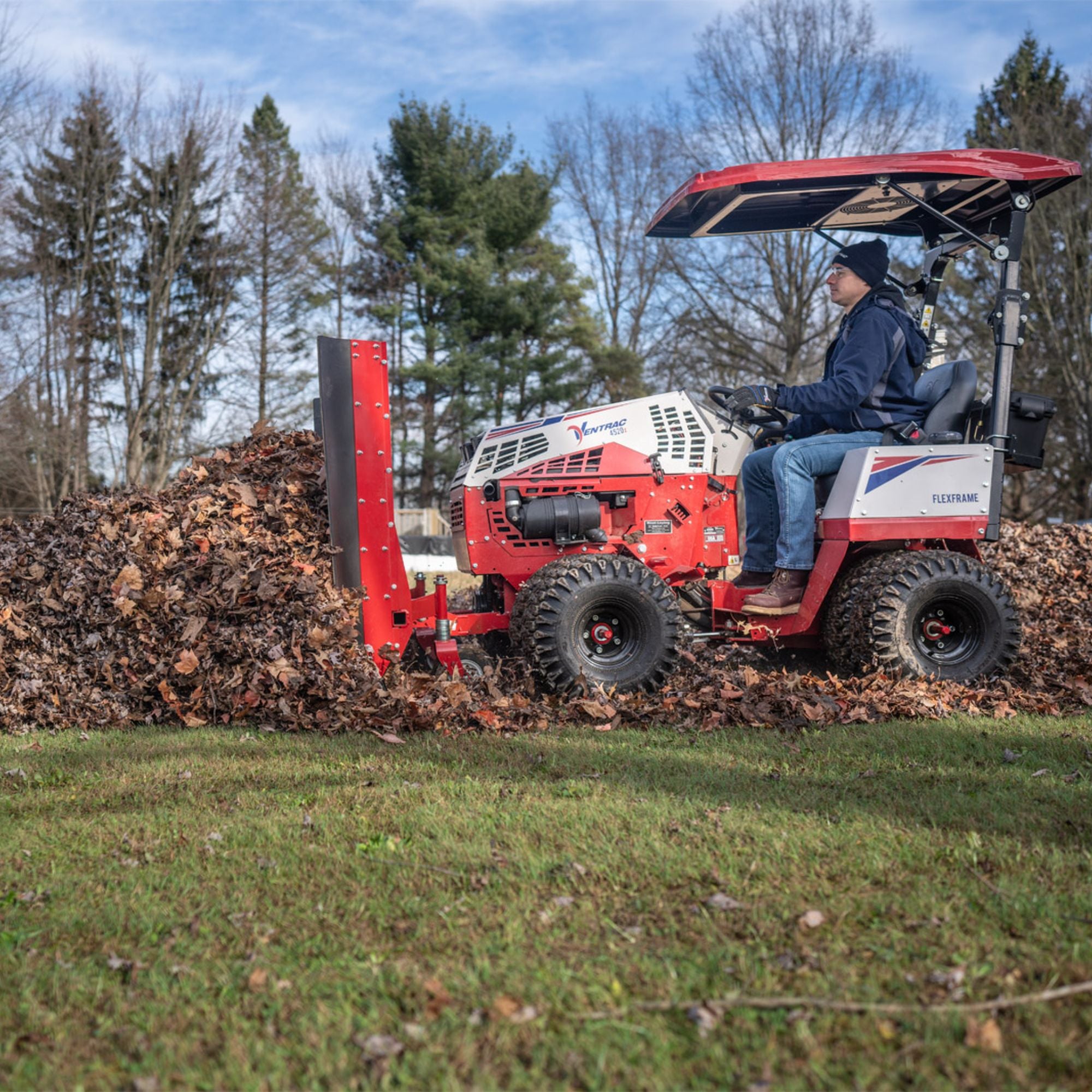 Ventrac Leaf Plow Attachment | EF300 | 39.55205 | Main Street Mower | Winter Garden | Clermont | Ocala