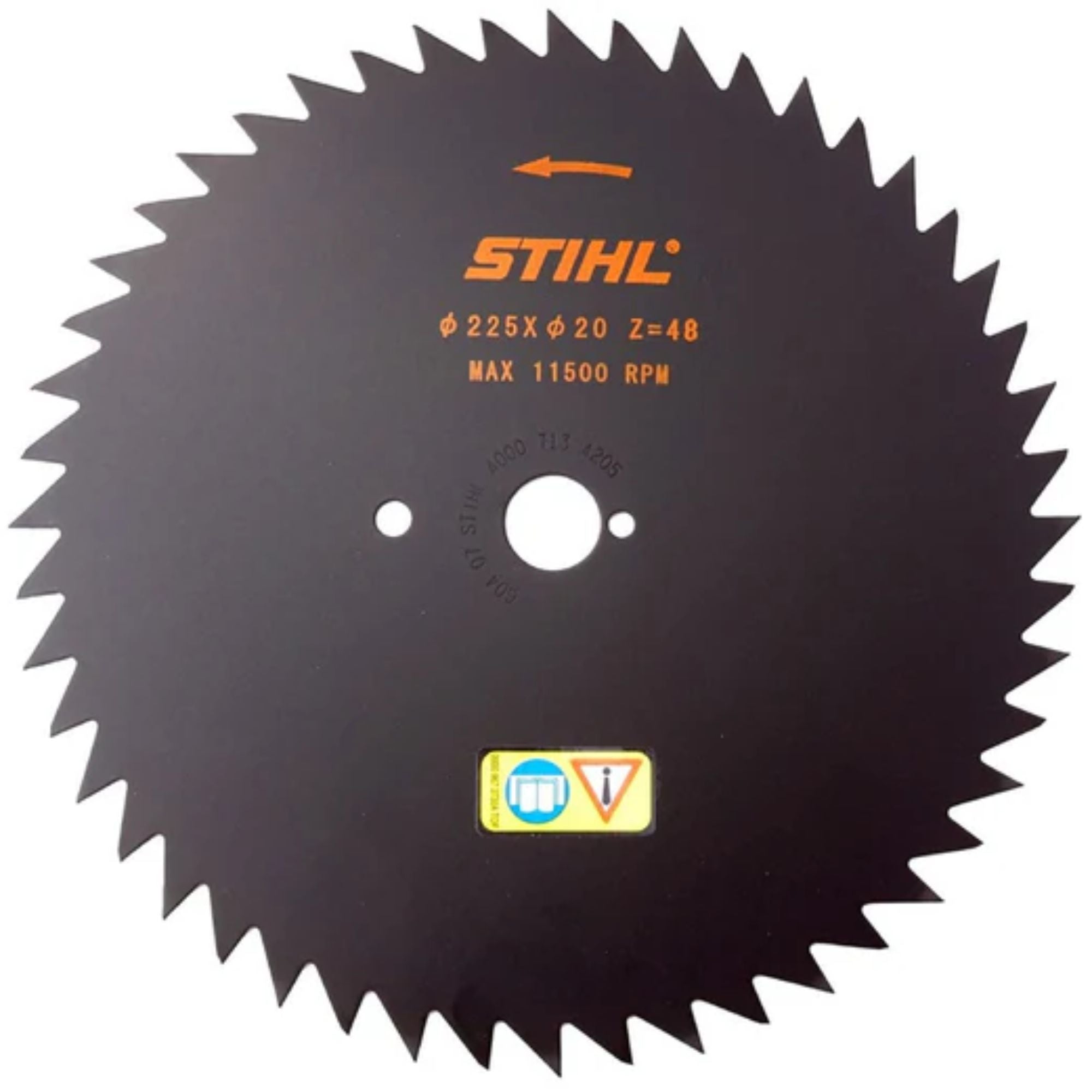 STIHL Circular Saw | Scratcher Blade 225mm X | 4000 713 4205  | Main Street Mower | Winter Garden | Clermont | Ocala