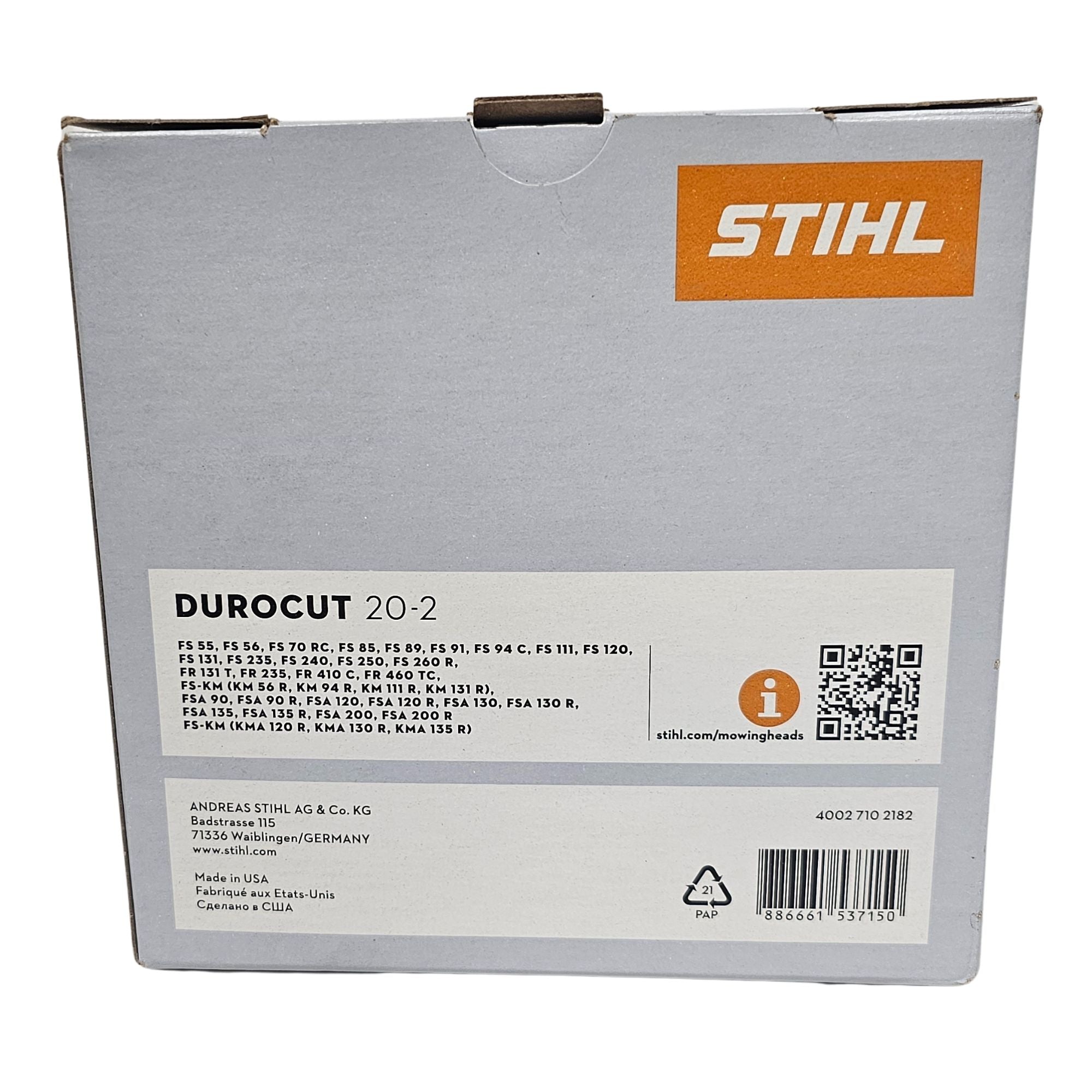 STIHL Durocut 20-2 Line Trimmer Head | 4002 710 2182 | Main Street Mower | Winter Garden | Clermont | Ocala