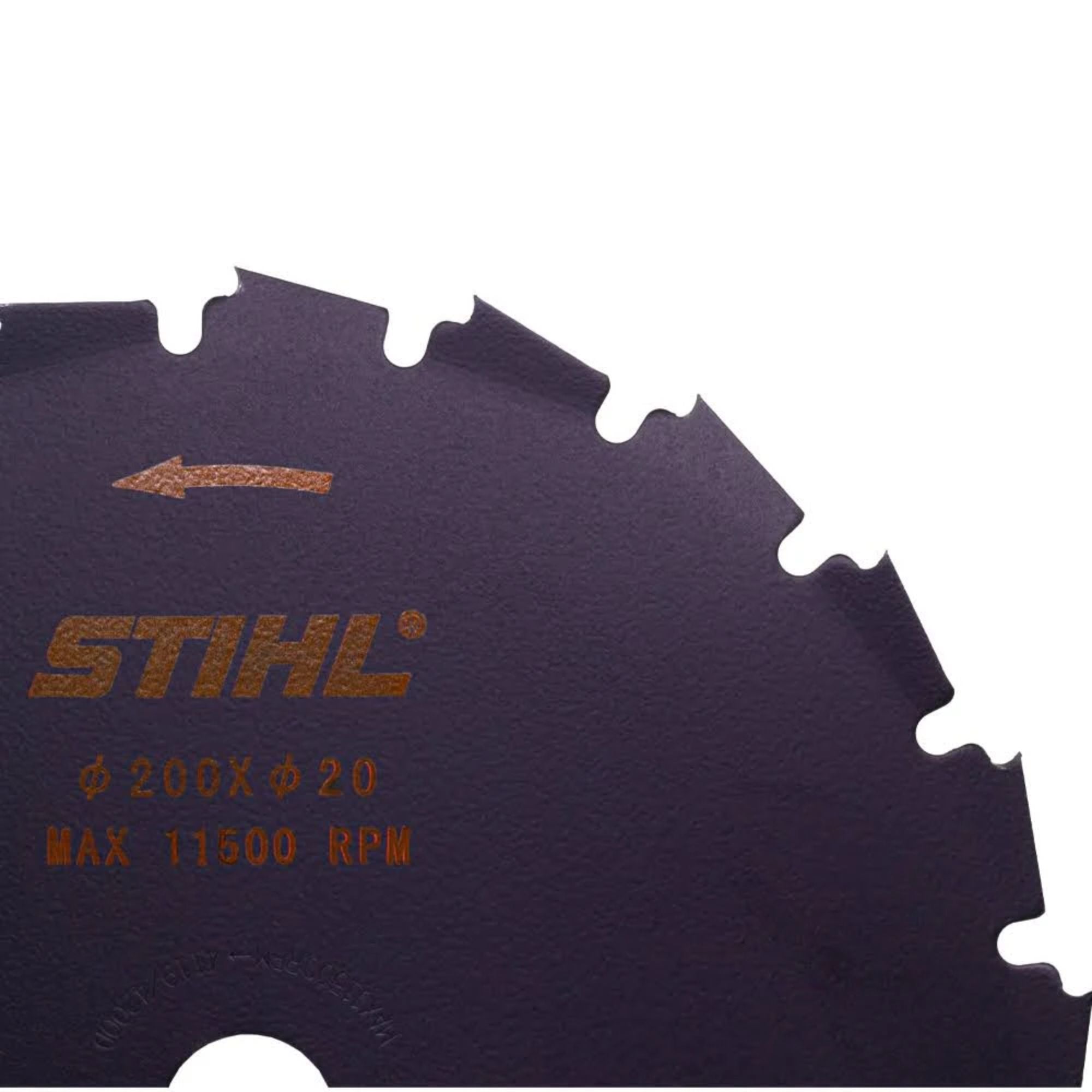 STIHL Chisel Blade | 200mm | 4119 713 4200  | Main Street Mower | Winter Garden | Clermont | Ocala