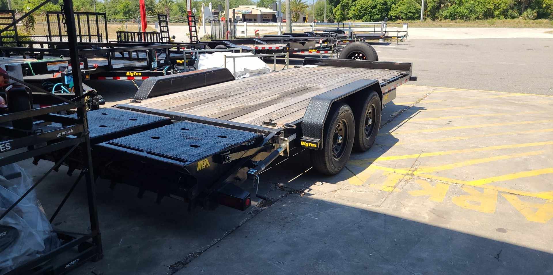 18 Foot Big Tex Black Heavy Duty Tandem Axle Equipment Trailer (14ET-18BK-MR) | Main Street Mower | Winter Garden | Clermont | Ocala