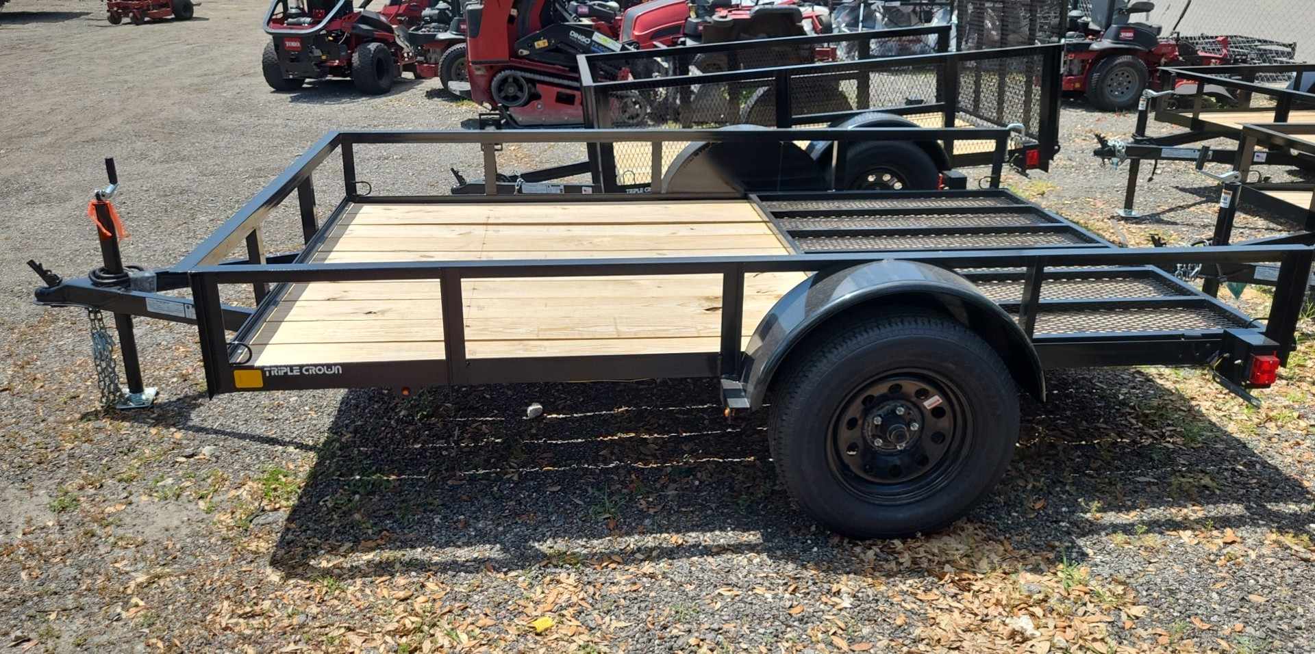 6X10 Triple Crown Black Utility Trailer (U6X10G) (SOLD 7/3/2024) | Main Street Mower | Winter Garden | Clermont | Ocala