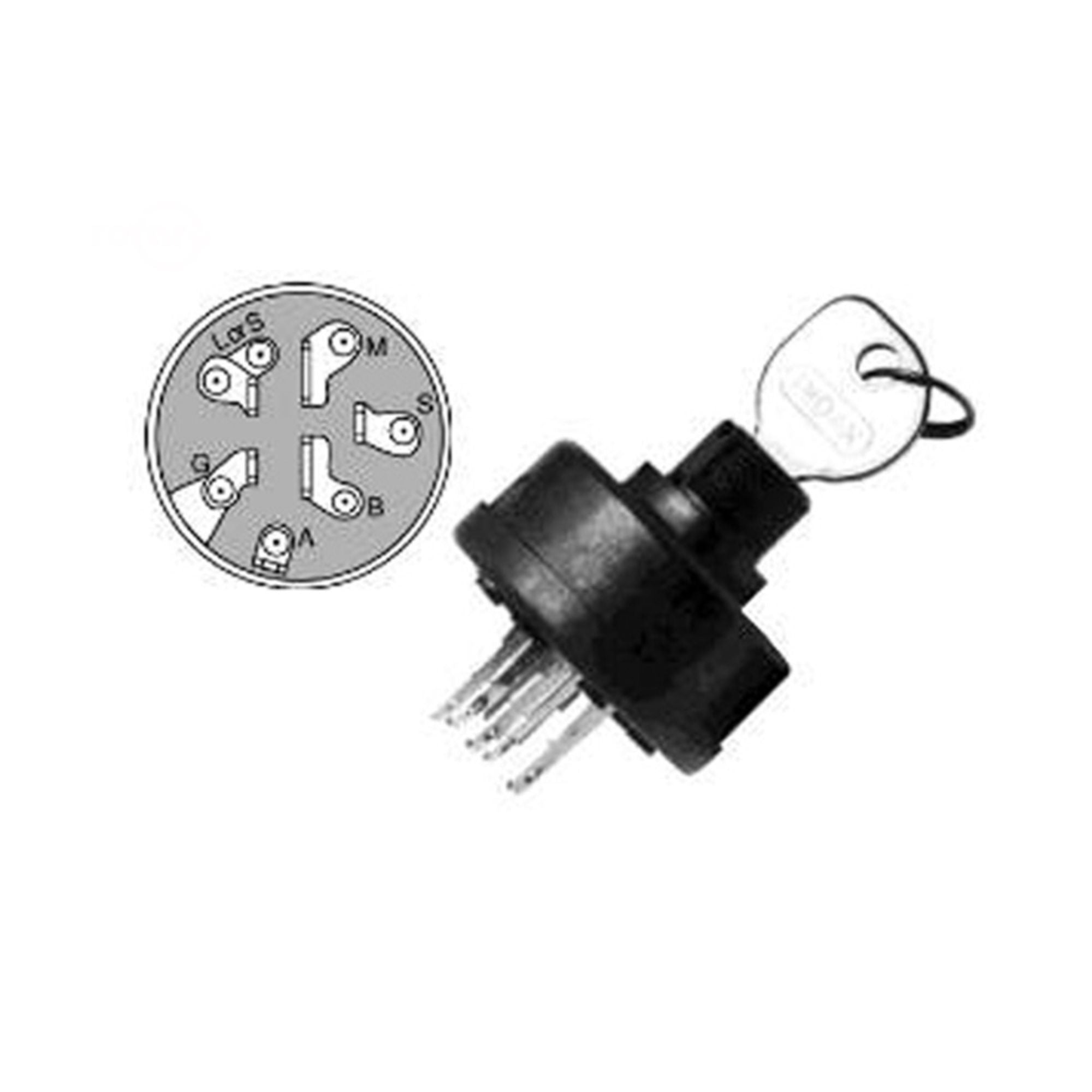 Rotary Ignition Switch | For Briggs & Stratton | 7804