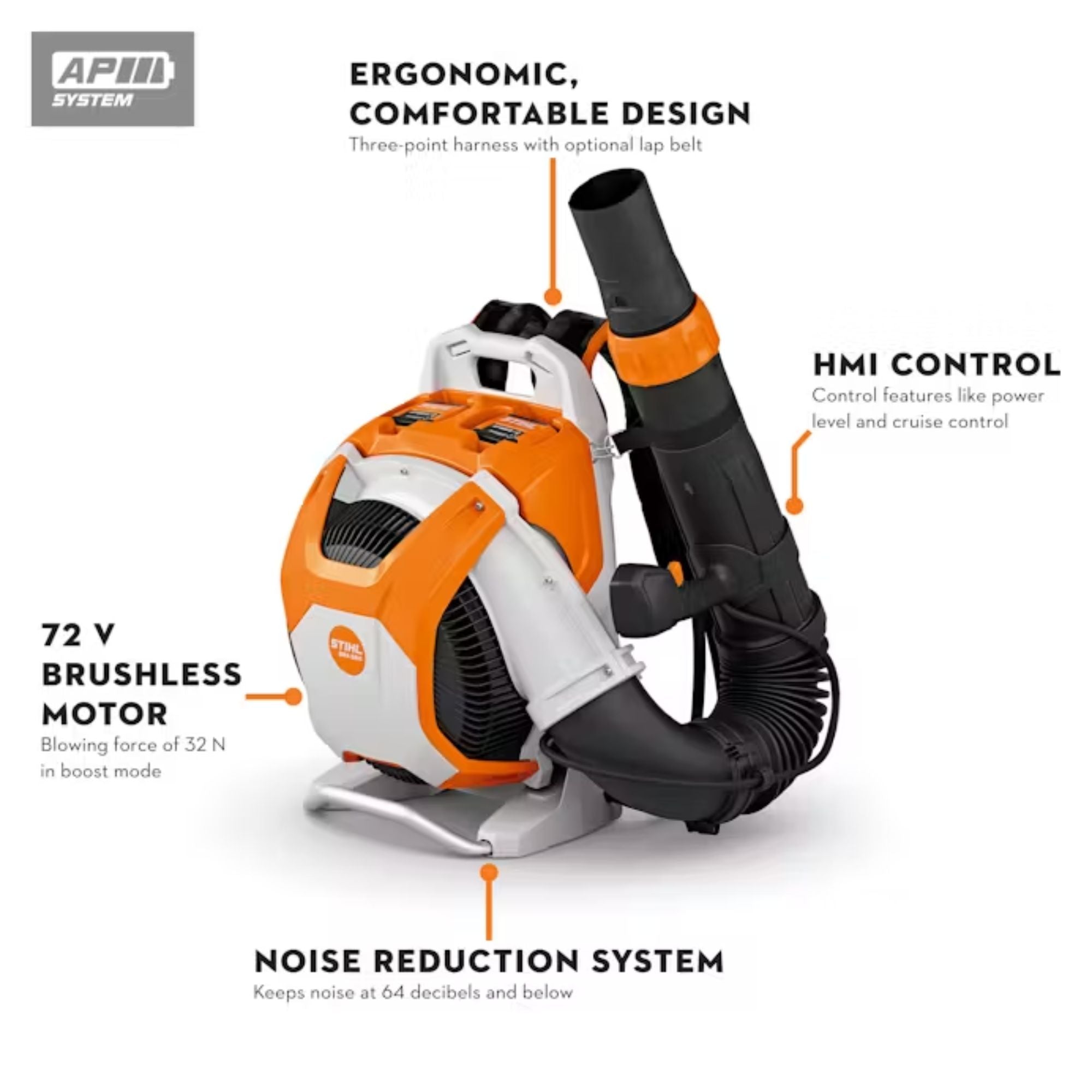 STIHL BRA 500 Battery Powered Backpack Blower | Tool Only