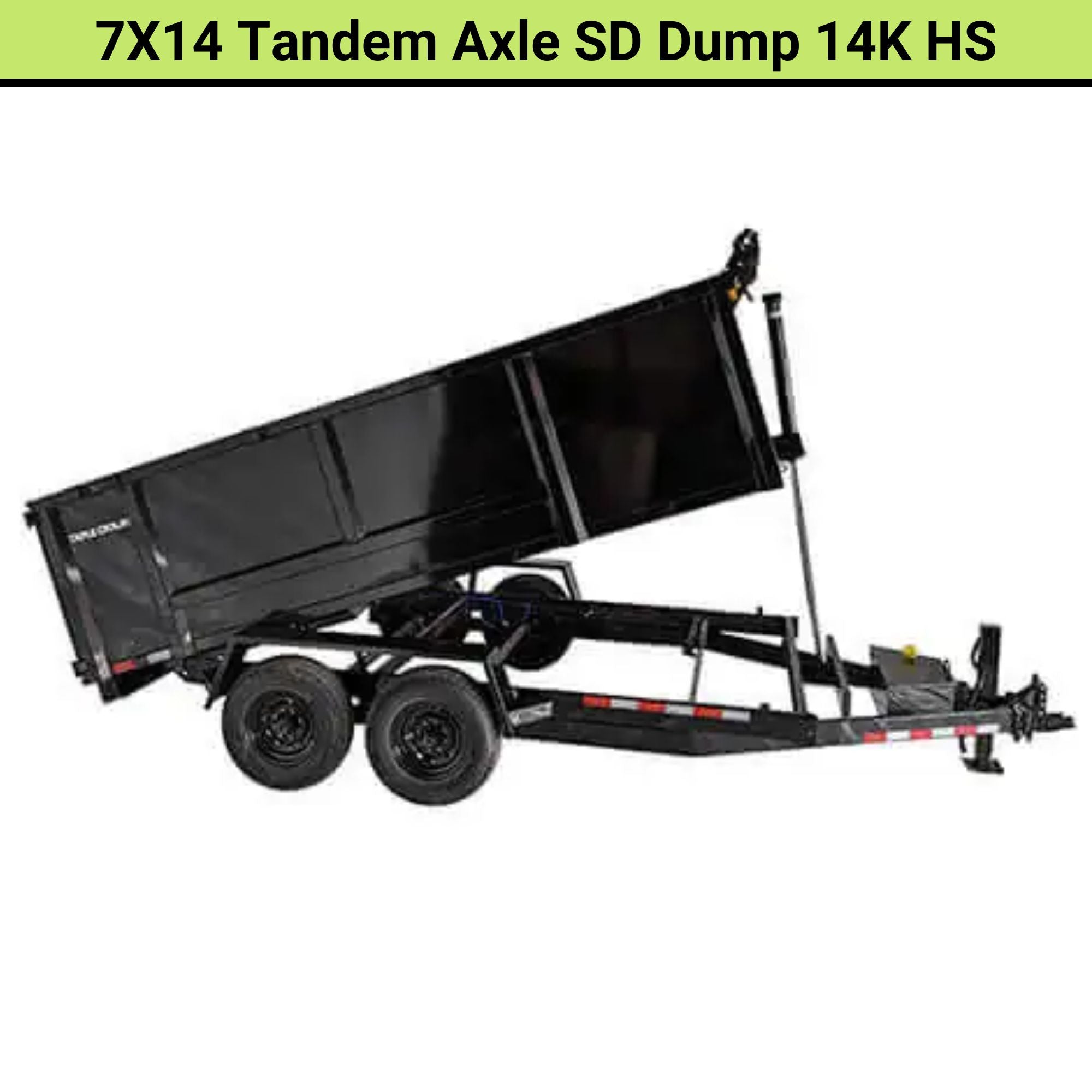 Triple Crown 7X14 Tandem Axle SD Telescopic Dump 4K HS | D7X14SD14KHS