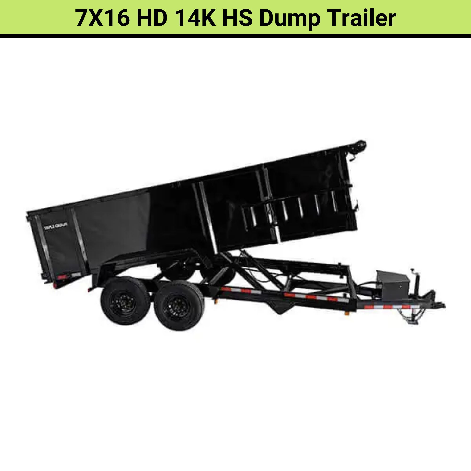 Triple Crown 7X16 HD 14K HS Dump Trailer | D7X16HD14KHS