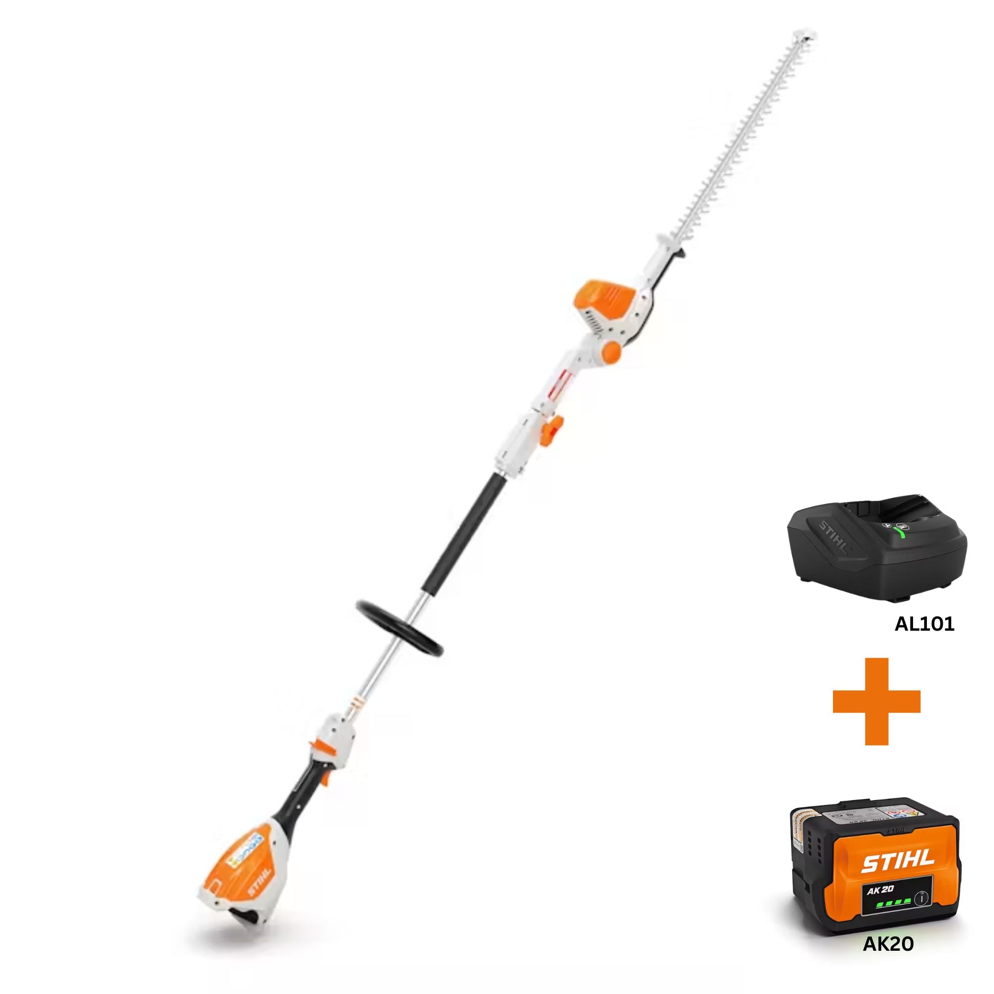 STIHL HLA 56 18 Battery Powered Extended Reach Hedge Trimmer w/ Battery and Charger | Main Street Mower | Winter Garden | Clermont | Ocala