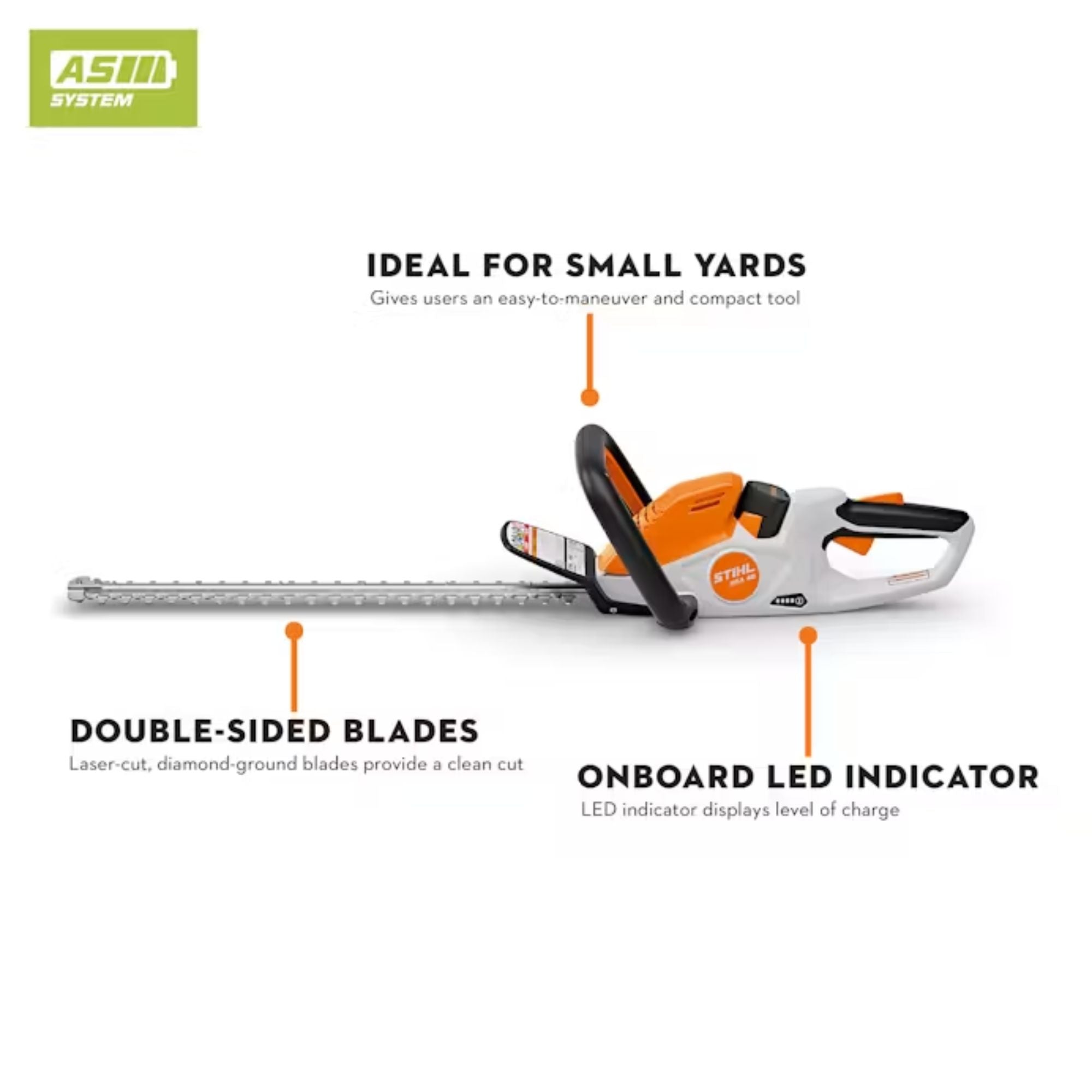 STIHL HSA 40 Battery Powered Hedge Trimmer