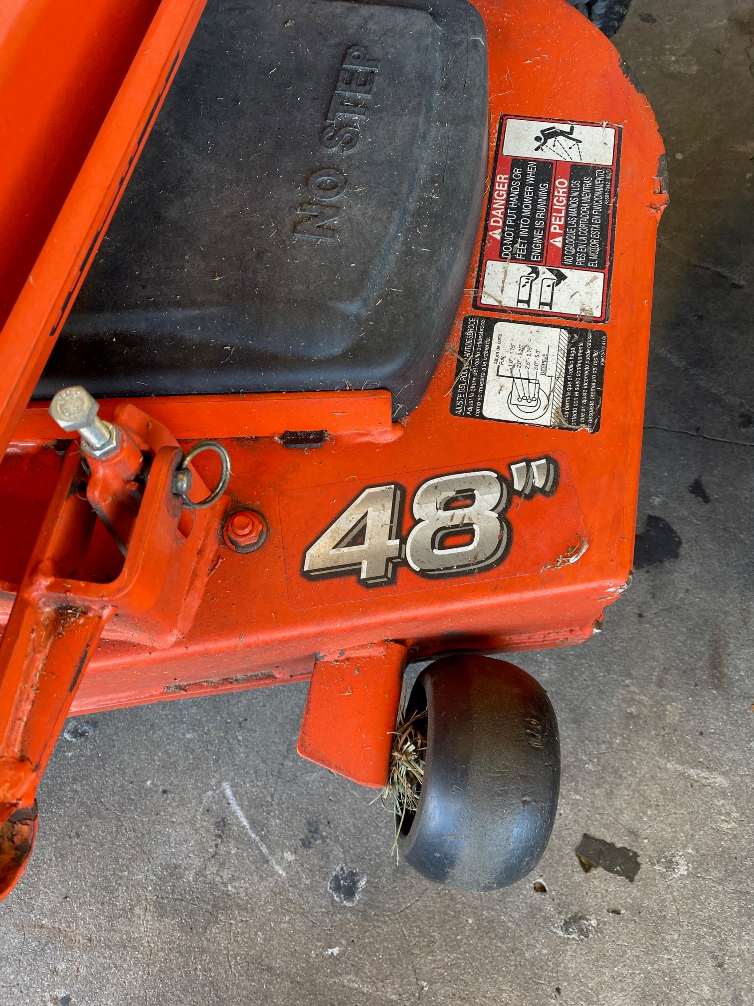 Kubota z411 blades sale