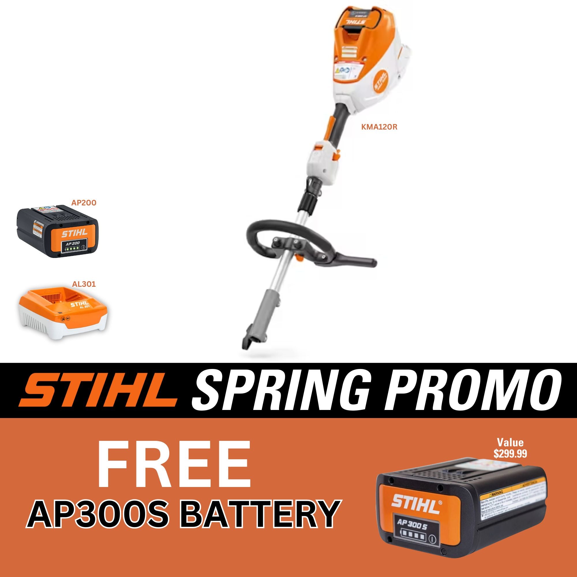 STIHL KMA 120 R Battery Powered KombiMotor | FREE BATTERY PROMO