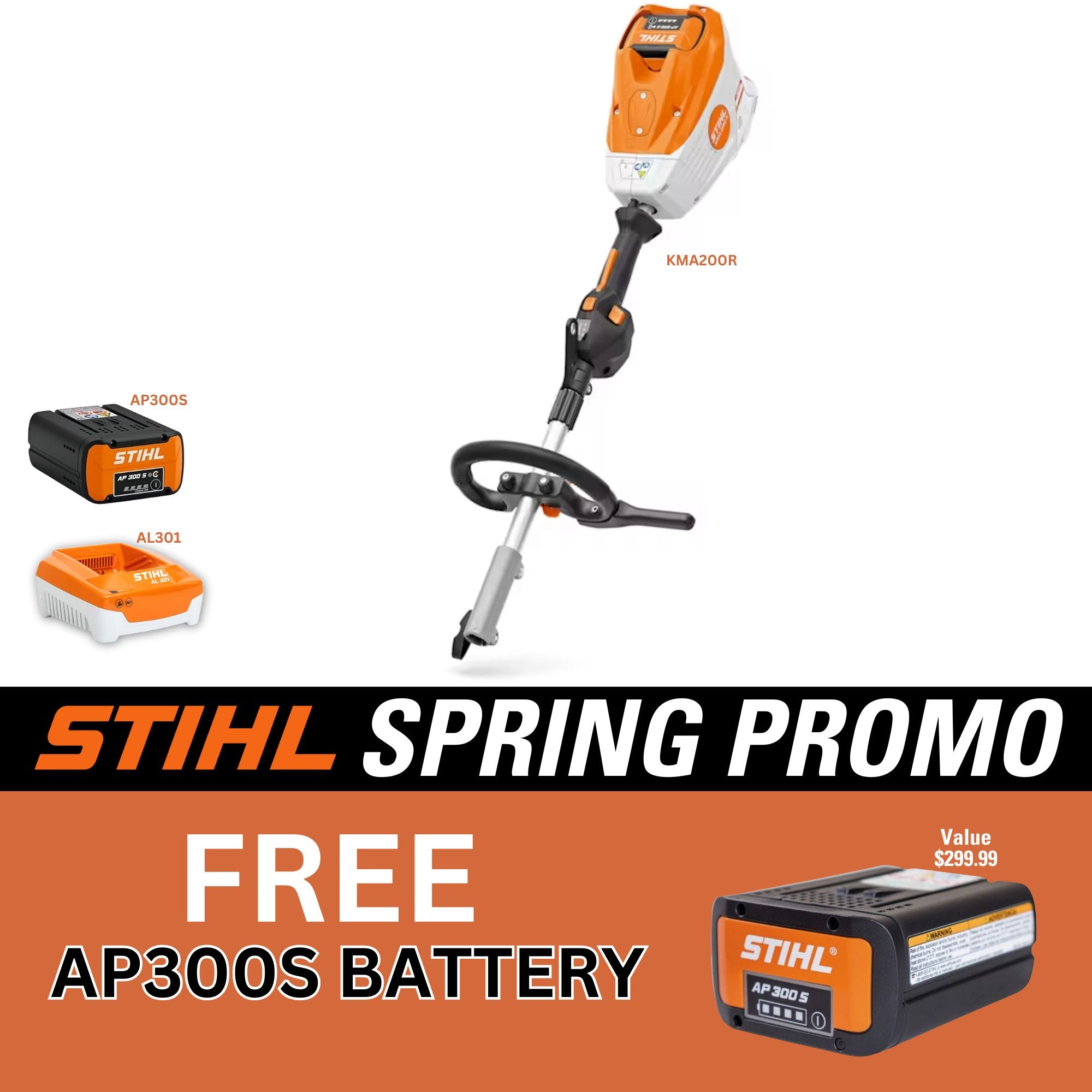 STIHL KMA200 R Battery Powered KombiMotor | FREE BATTERY PROMO