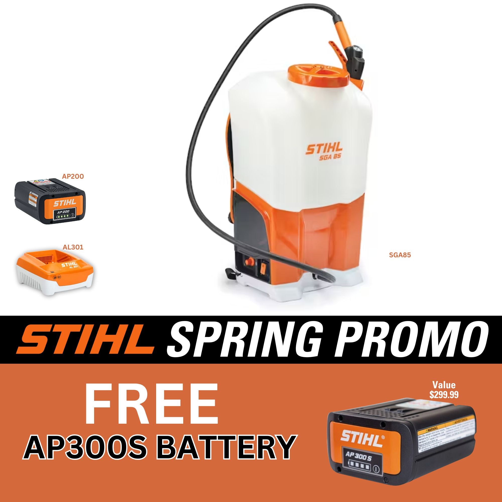 STIHL SGA 85 Battery Powered Sprayer | FREE BATTERY PROMO