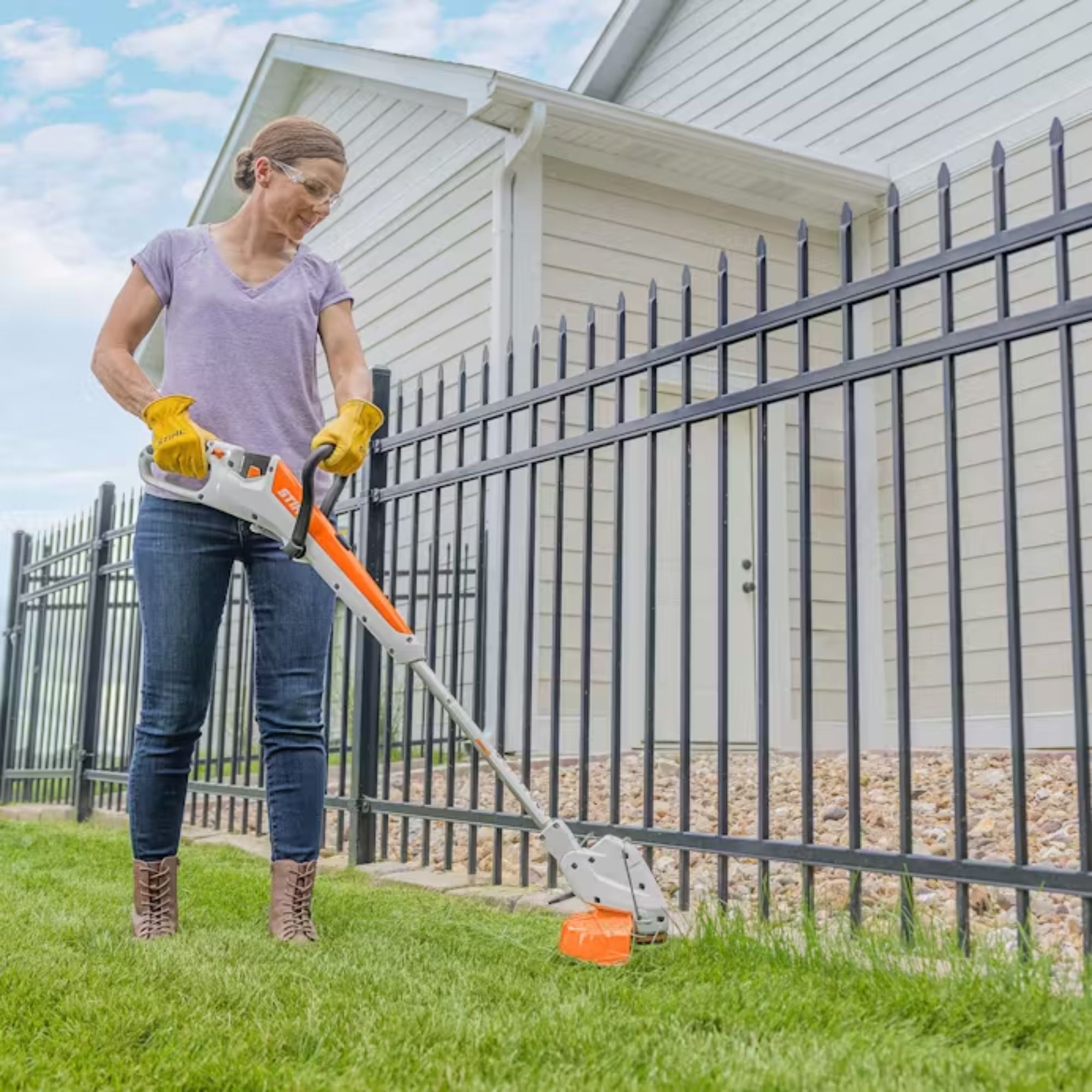 STIHL Battery Operated 2-in-1 Edger / Trimmer Set w/Battery and Charger