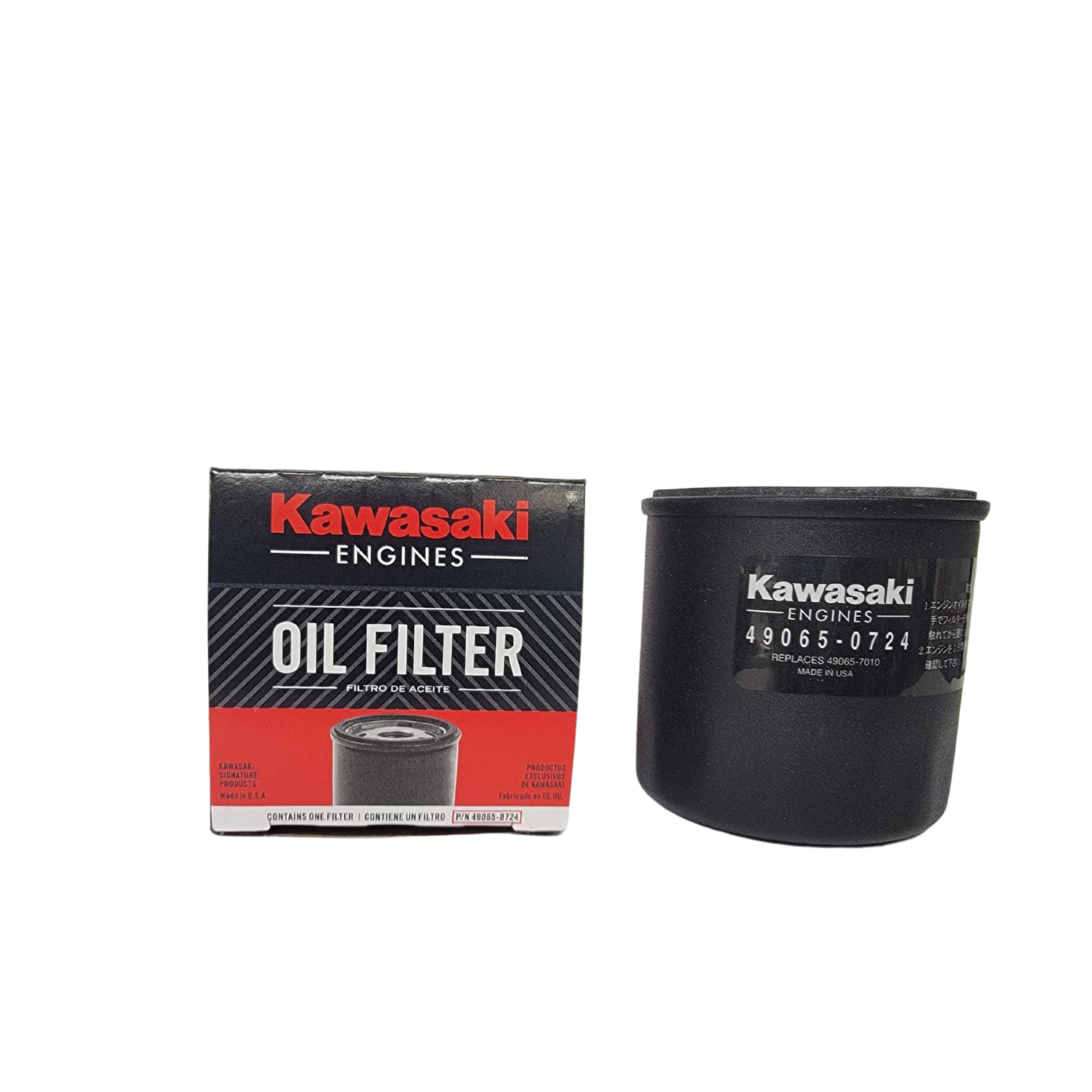 Kawasaki Oil Filter | 49065-0724 | Main Street Mower | Winter Garden | Clermont | Ocala